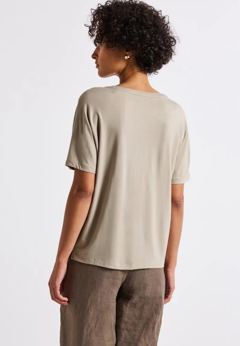 Street One Shirts*Shirt im Tunika-Look morning beige