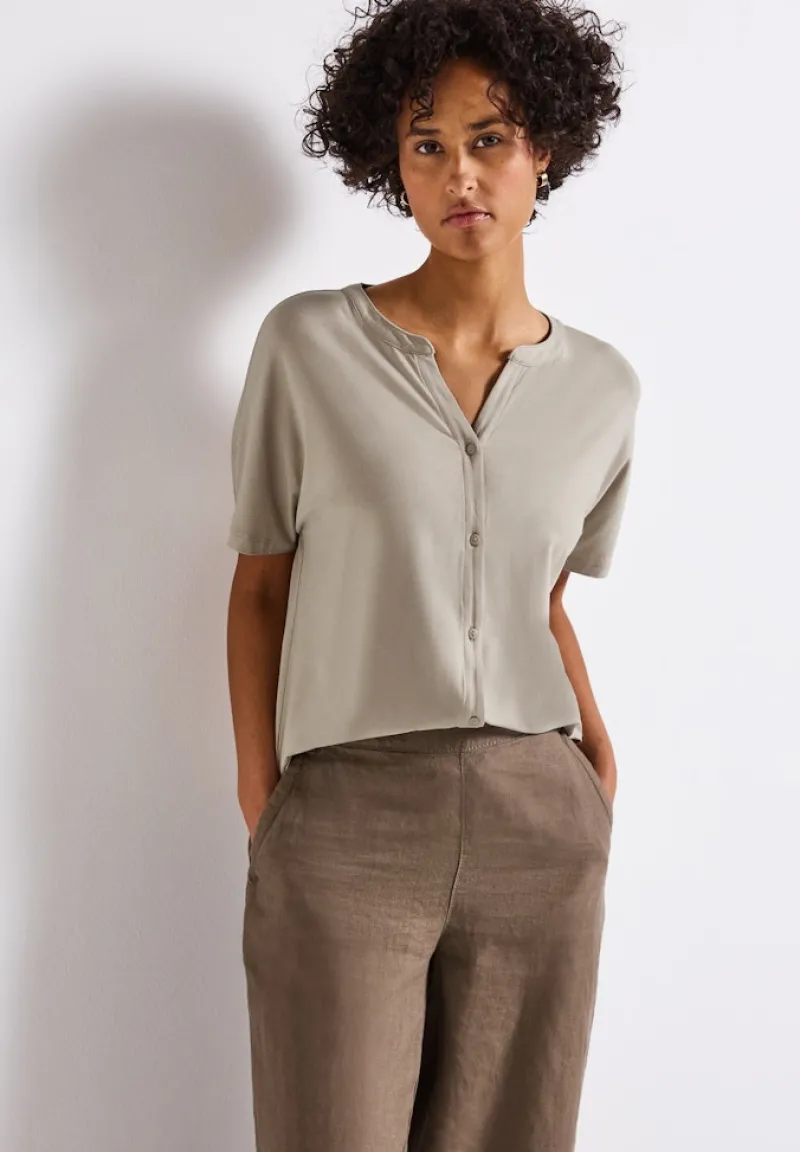 Street One Shirts*Shirt im Tunika-Look morning beige