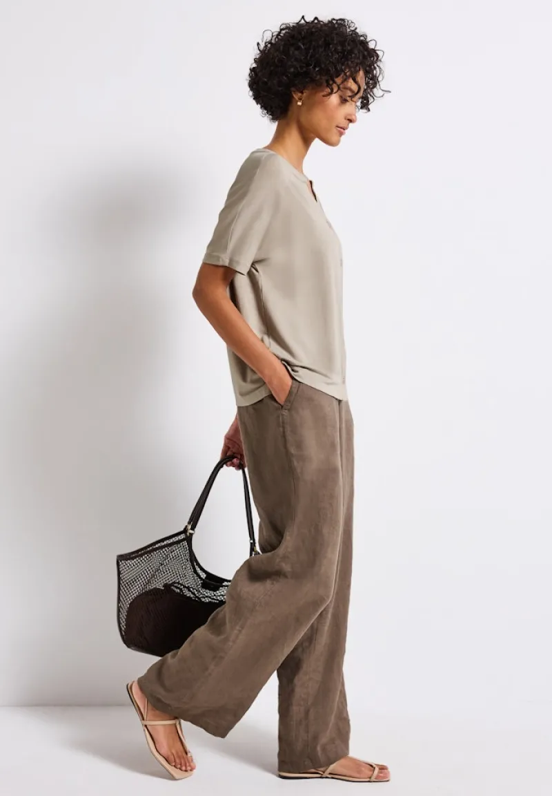 Street One Shirts*Shirt im Tunika-Look morning beige