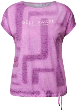 Cecil Shirts*Shirt in Ausbrenner-Optik anemone pink