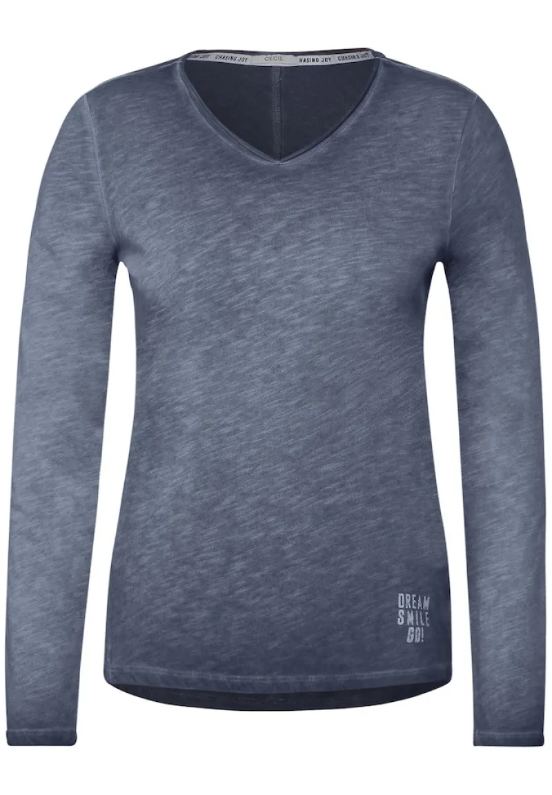 Cecil Shirts*Shirt in gewaschener Optik deep blue