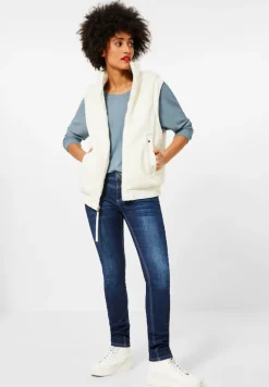 Street One Shirts*Shirt in Melange milky jade melange