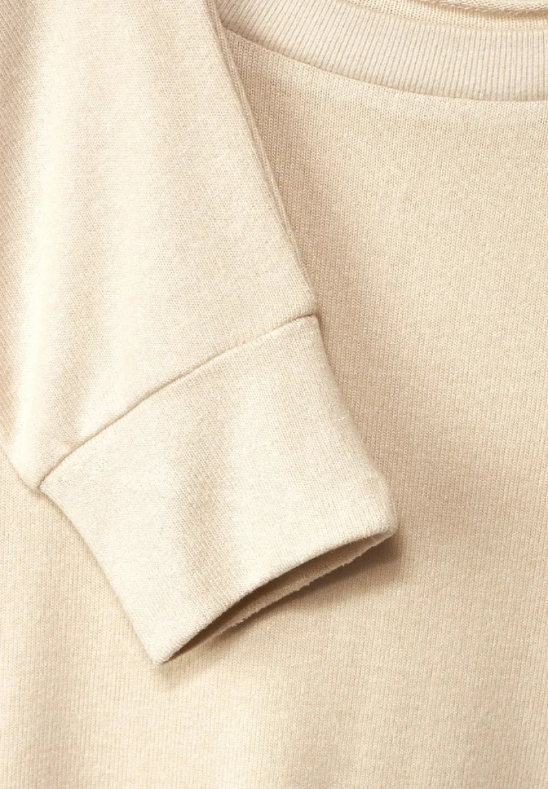Street One Shirts*Shirt in Melange Optik light smooth sand melange