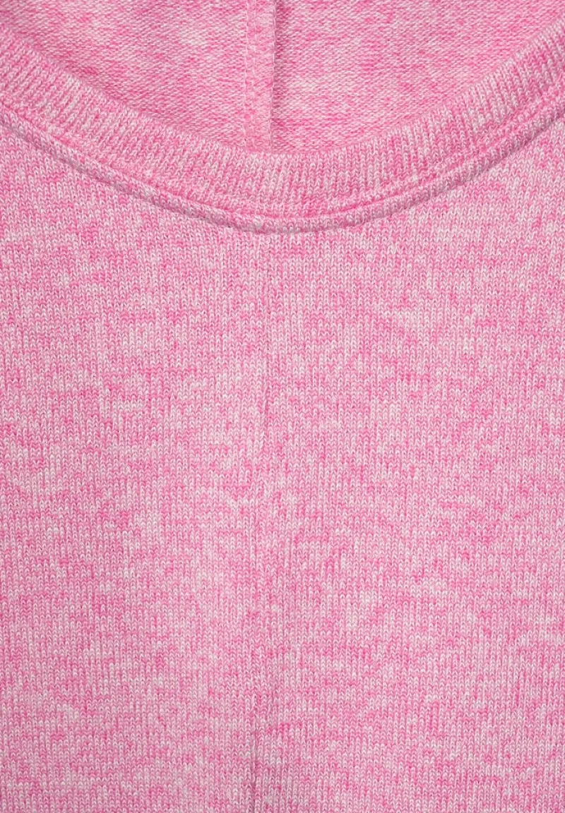 Street One Shirts*Shirt in Melange pink crush melange