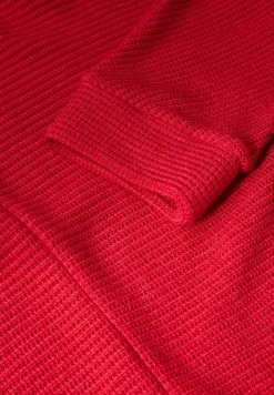 Street One Shirts*Shirt in Strick-Optik autumn red