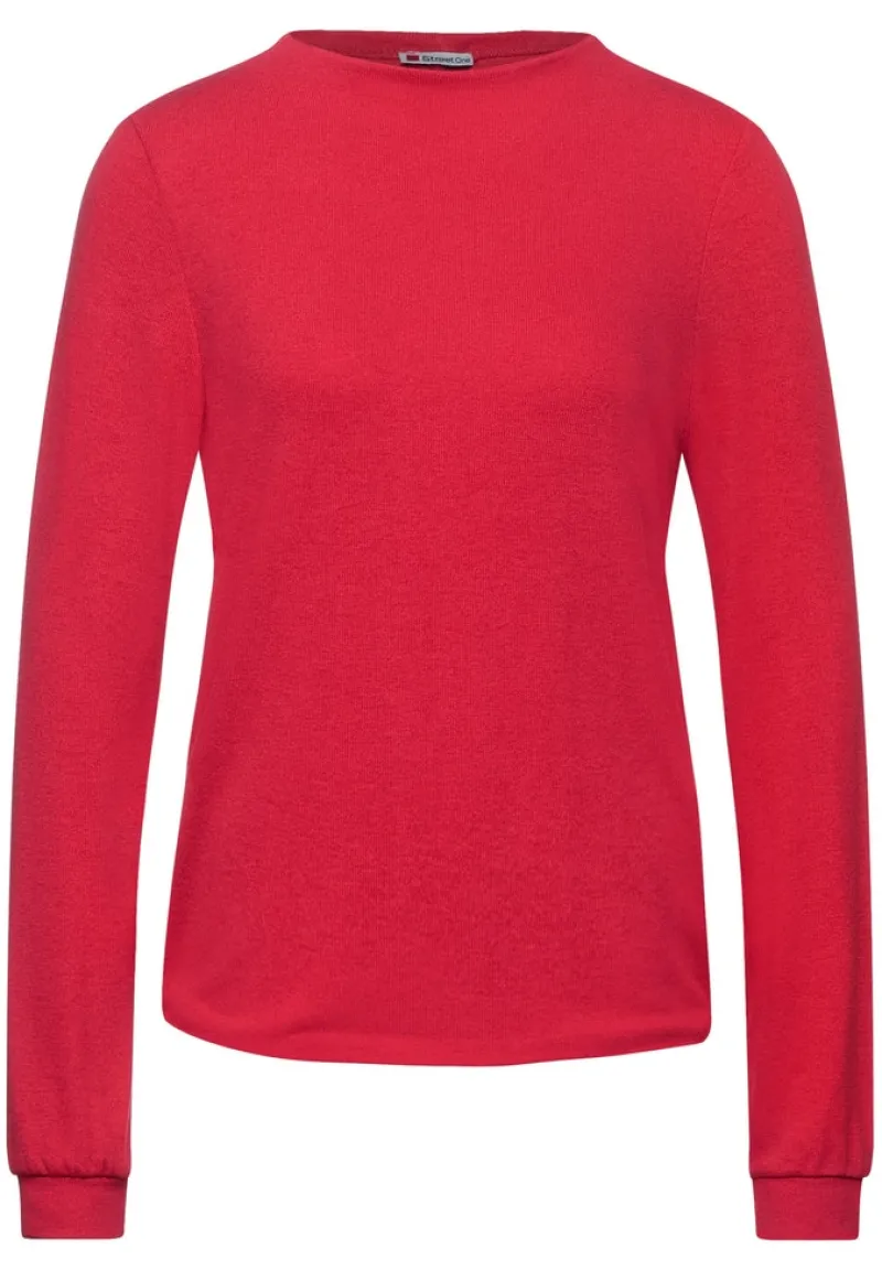 Street One Pullover & Sweatshirts*Shirt in Unifarbe beloved raspberry