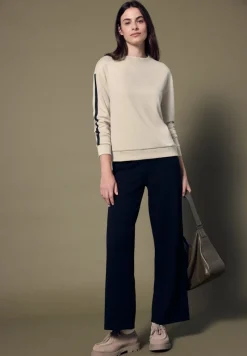 STREET ONE STUDIO Shirts*Shirt mit Akzentstreifen soft fawn beige