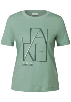 Cecil Shirts*Shirt mit Artwork matcha green