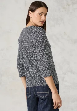 Cecil Shirts*Shirt mit Cut Out deep charcoal grey