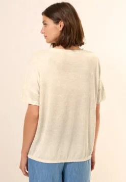 Cecil Shirts*Shirt mit Dekosteinen pearl beige