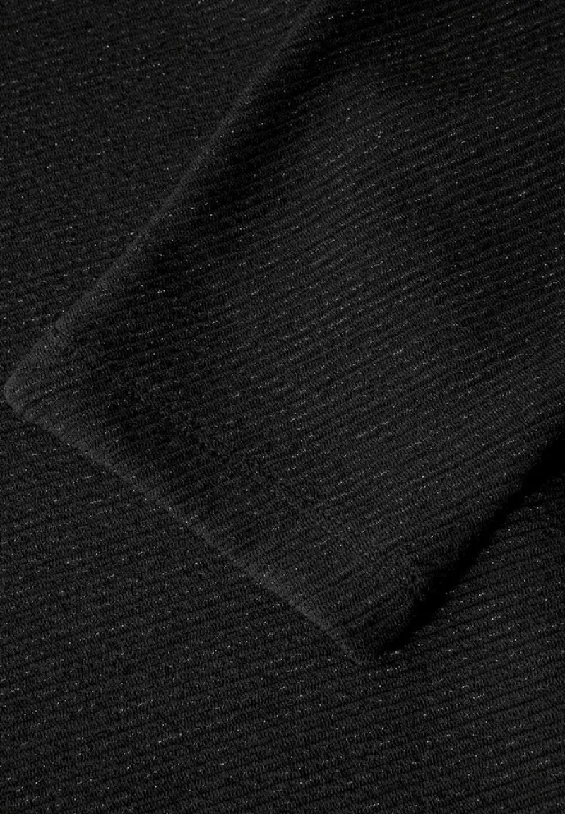 Street One Pullover & Sweatshirts*Shirt mit feiner Struktur Black