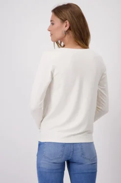 Monari Shirts*Shirt mit Flakon-Print marshmallow