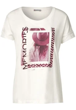 Street One Shirts*Shirt mit Fotoprint off white