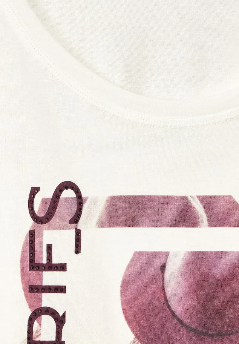 Street One Shirts*Shirt mit Fotoprint off white