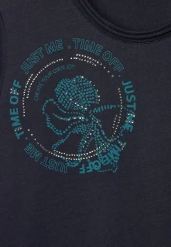 Cecil Shirts*Shirt mit Frontprints night sky blue