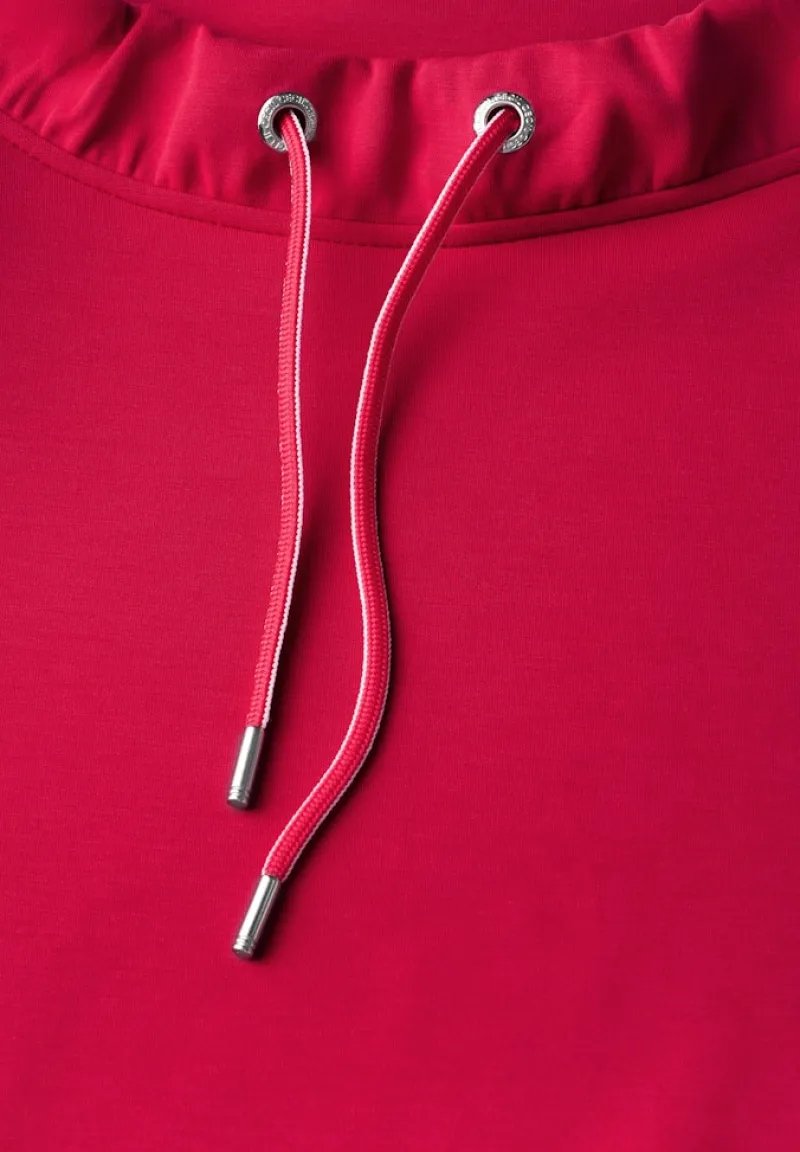 Cecil Pullover & Sweatshirts*Shirt mit Funnelneck granita red