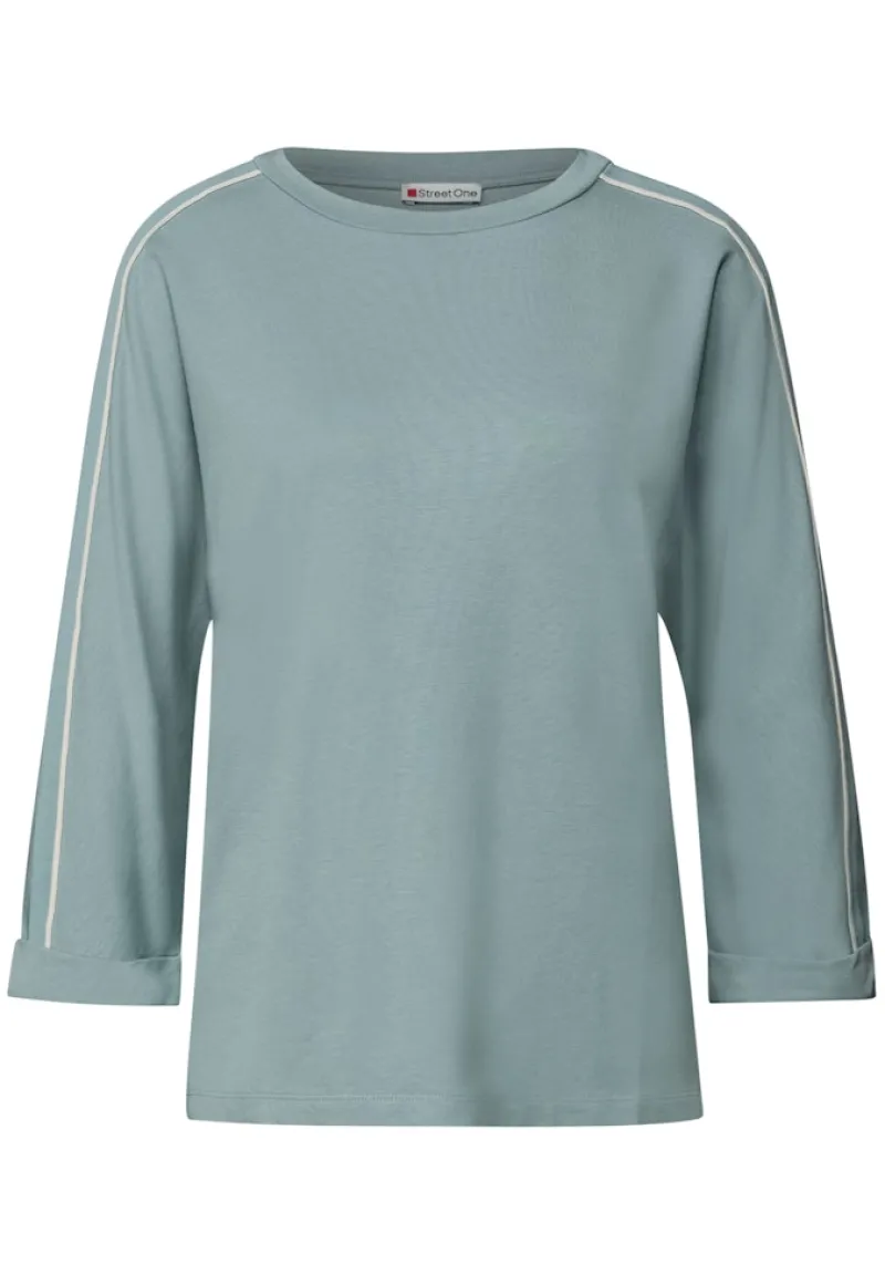 Street One Shirts*Shirt mit Gallonstreifen arona blue