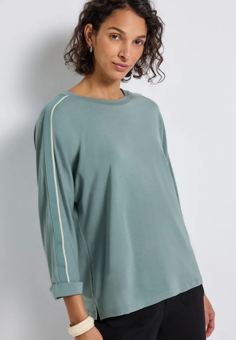 Street One Shirts*Shirt mit Gallonstreifen arona blue