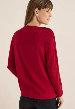 Cecil Shirts*Shirt mit Gallonstreifen beaujolais red