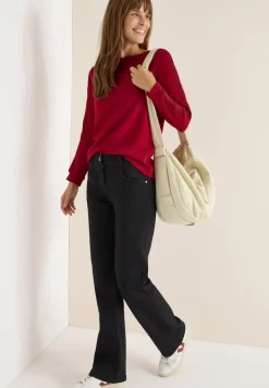 Cecil Shirts*Shirt mit Gallonstreifen beaujolais red