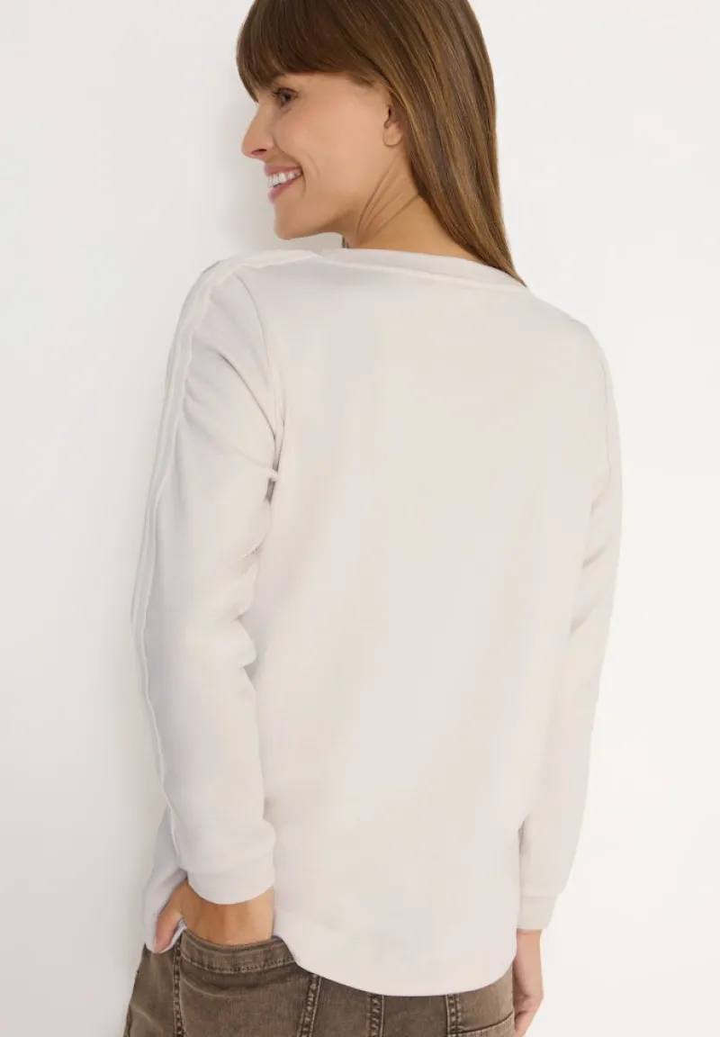 Cecil Shirts*Shirt mit Gallonstreifen light greige