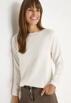 Cecil Shirts*Shirt mit Gallonstreifen light greige