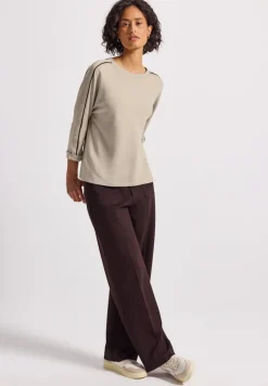 Street One Shirts*Shirt mit Gallonstreifen morning beige