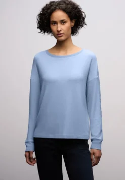 Street One Shirts*Shirt mit Glitzerdetails frosted blue mel.