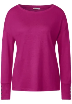 Street One Shirts*Shirt mit Knopfdetail bright cozy pink