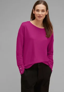 Street One Shirts*Shirt mit Knopfdetail bright cozy pink