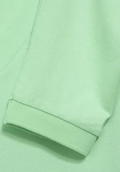 Street One Shirts*Shirt mit Material-Mix frosted pistachio