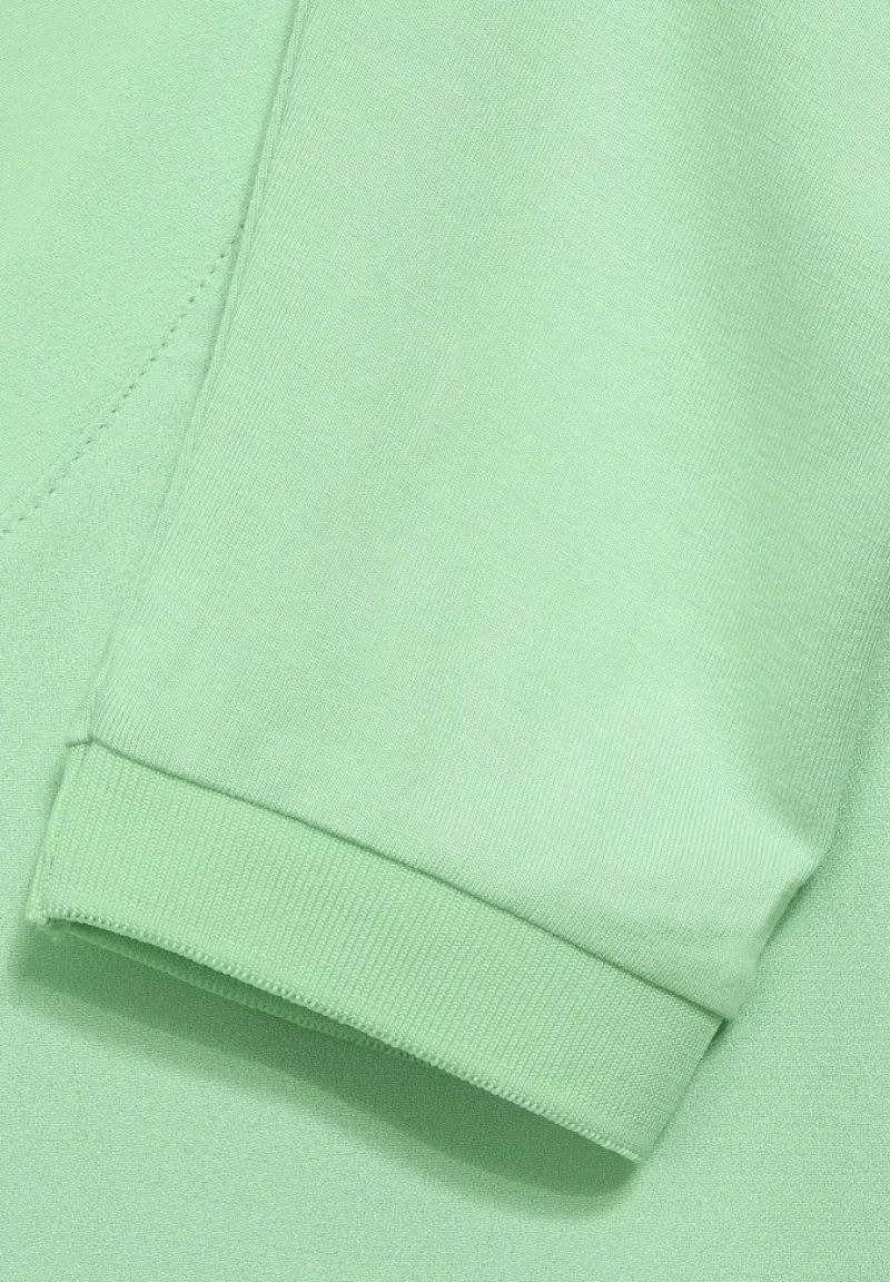 Street One Shirts*Shirt mit Material-Mix frosted pistachio