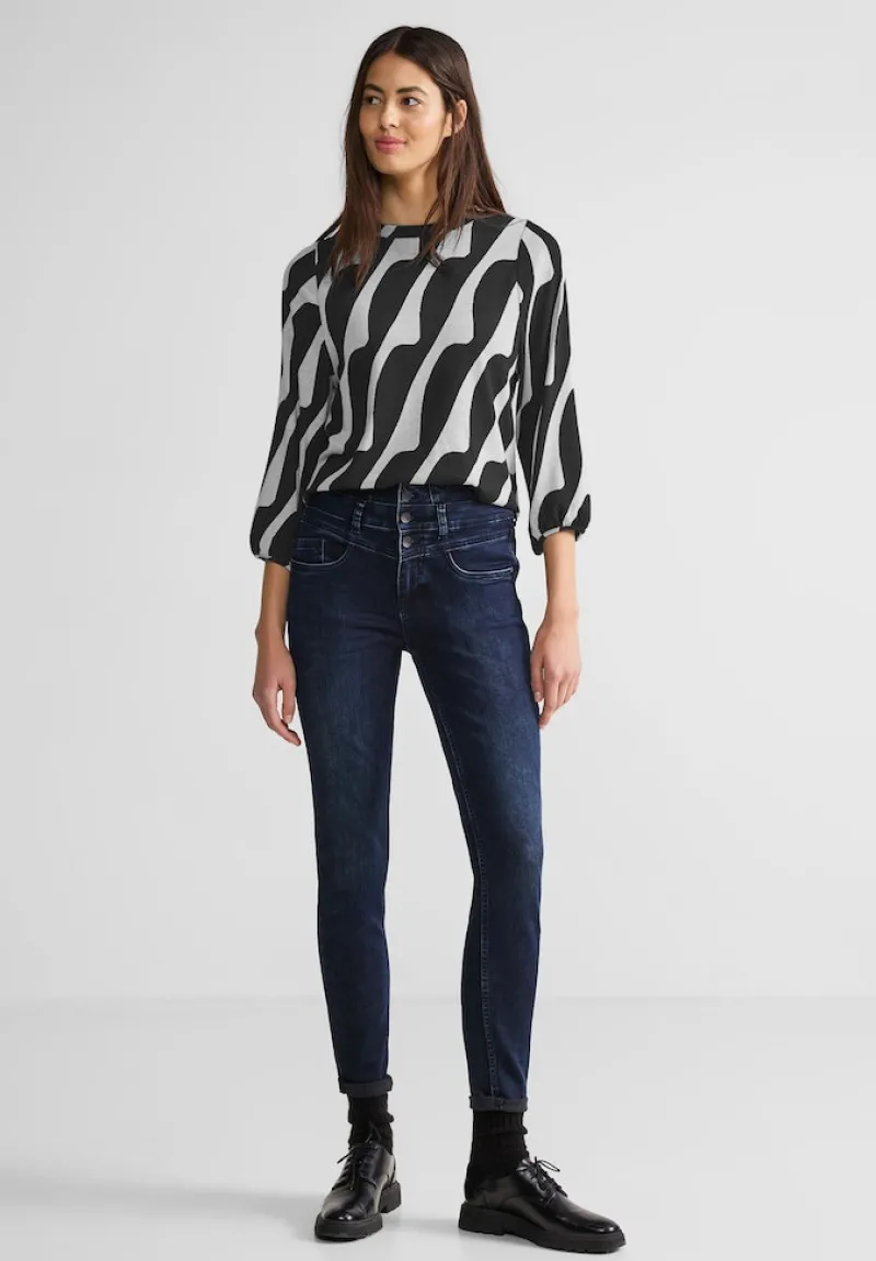 Street One Shirts*Shirt mit Print Black