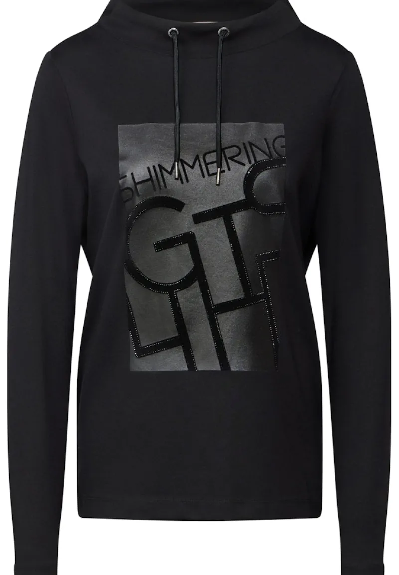 Cecil Shirts*Shirt mit Print Black