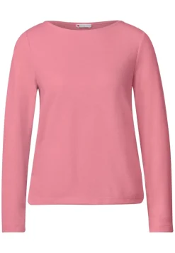 Street One Shirts*Shirt mit Raffungen sugar coral mel.