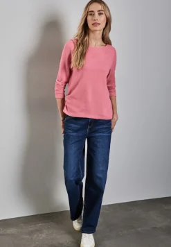 Street One Shirts*Shirt mit Raffungen sugar coral mel.