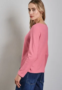 Street One Shirts*Shirt mit Raffungen sugar coral mel.