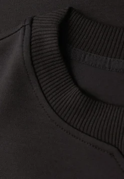 Street One Pullover & Sweatshirts*Shirt mit Ripp-Detail darkest brown mel.