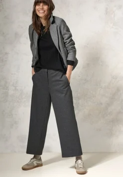 Cecil Shirts*Shirt mit Rippstruktur Black