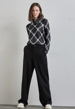 Street One Shirts*Shirt mit Rollkragen Black