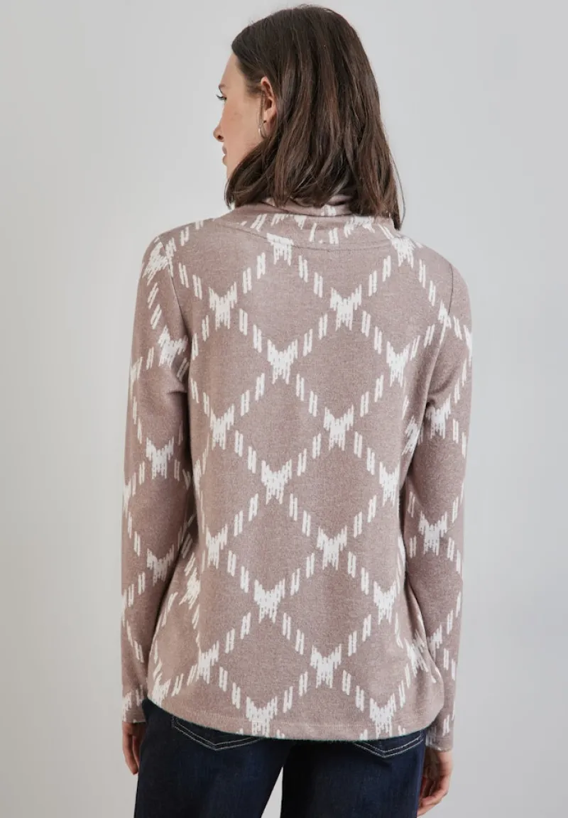 Street One Shirts*Shirt mit Rollkragen light mocha beige