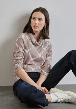 Street One Shirts*Shirt mit Rollkragen light mocha beige