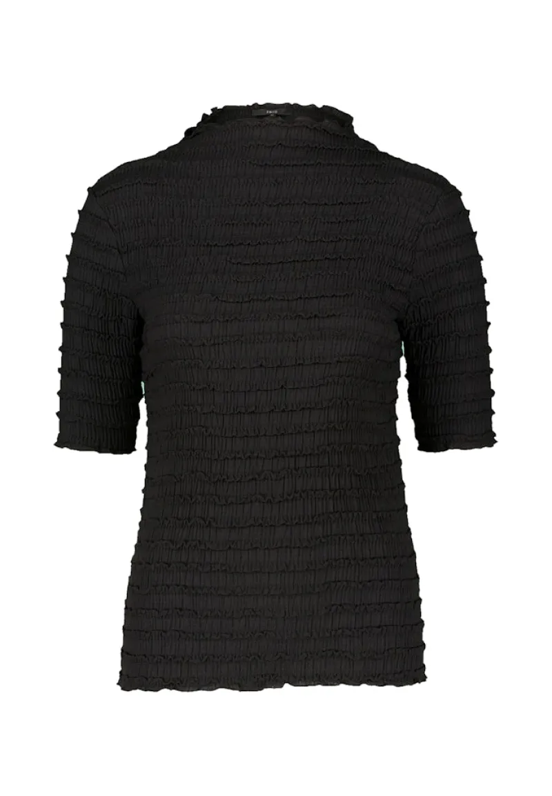 Zero Shirts*Shirt mit Rüschen black beauty