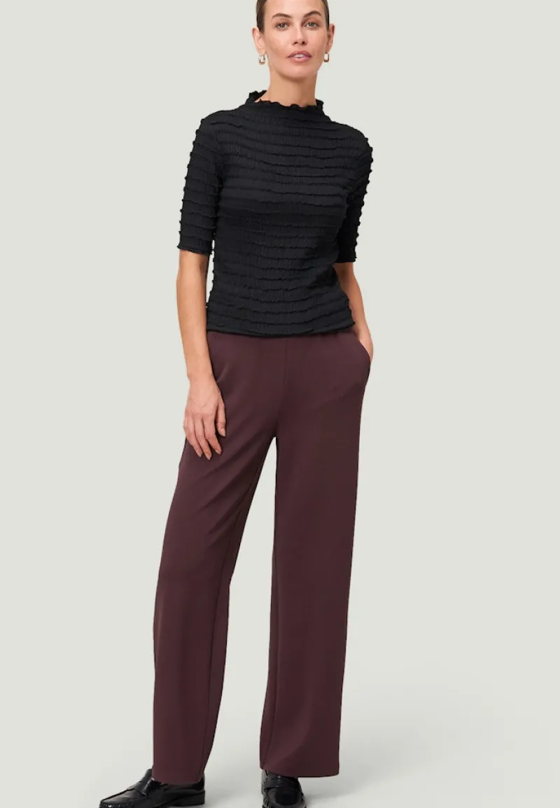 Zero Shirts*Shirt mit Rüschen black beauty