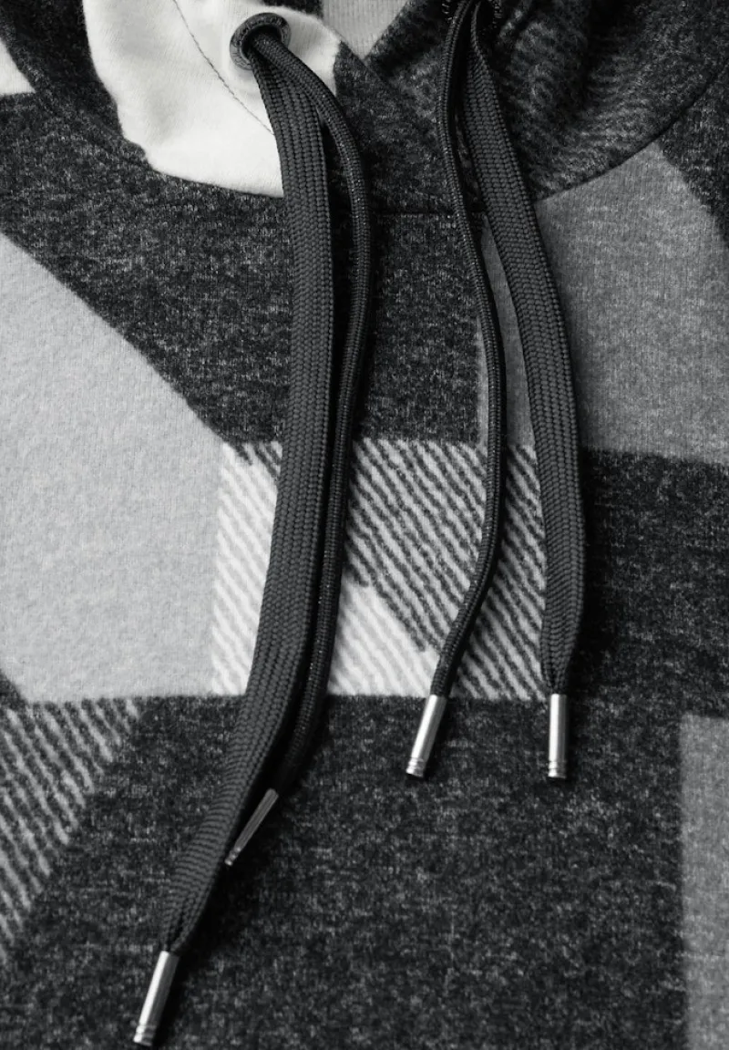 Cecil Shirts*Shirt mit Schalkragen black melange