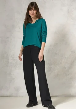 Cecil Shirts*Shirt mit Schmucksteinchen petrol green