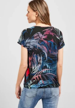 Cecil Shirts*Shirt mit Schulterdetail carbon grey