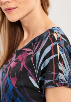 Cecil Shirts*Shirt mit Schulterdetail carbon grey