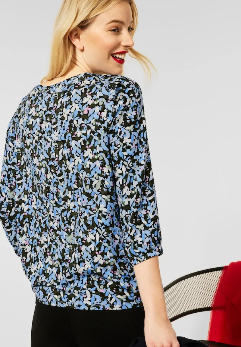 Street One Shirts*Shirt mit Schulterdetails dark vintage blue