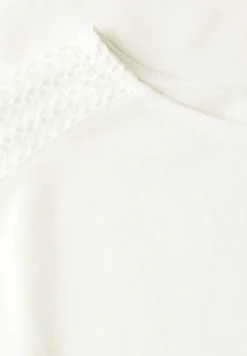 Street One Shirts*Shirt mit Spitzendetail off white